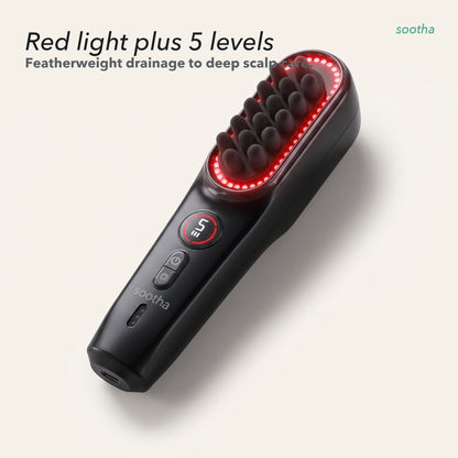 Sootha® Red Light Lymphatic Scalp Massager.
